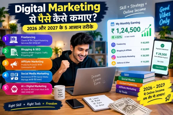 Digital marketing se multipal tarike pasie kamne ke