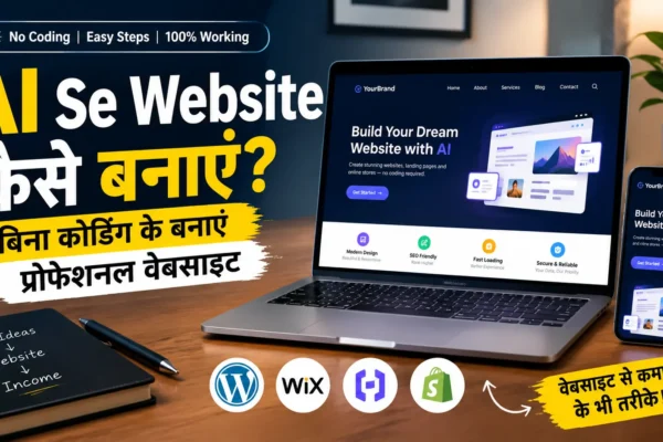 Ai se website kaise banye