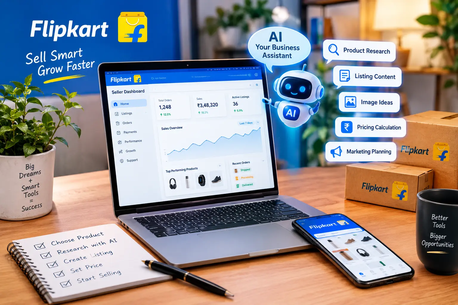 ai se flipkart businesss kasie kare
