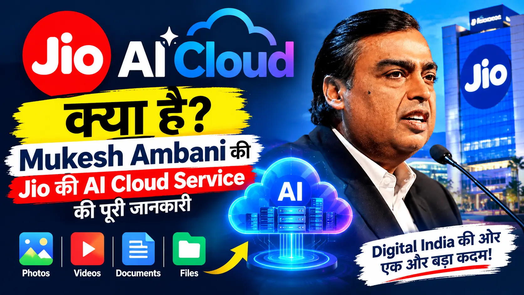 jio ai cloude kya janiye iske feature ke bare me