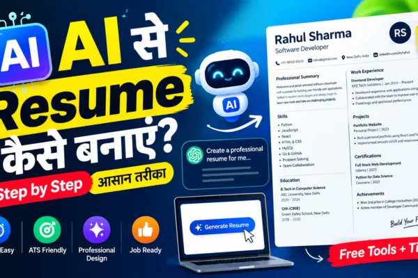ai se resume kaise bnaye
