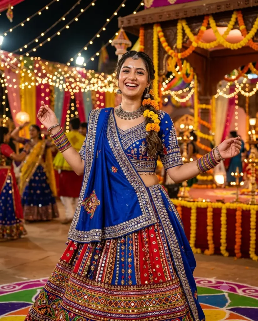 Navratri Traditional Fashion AI Image Prompt